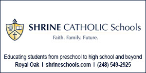 Shrine Catholic Schools, Royal Oak, Michigan. Faith. Family. Future.